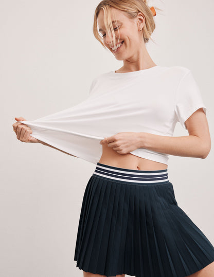 Beyond Yoga Featherweight Supreme Cropped Tee Women's