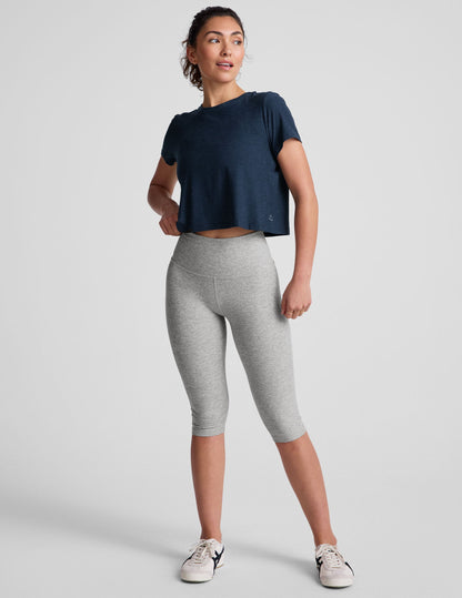 Beyond Yoga Featherweight Supreme Cropped Tee Women's