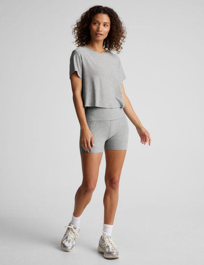 Beyond Yoga Featherweight Supreme Cropped Tee Women's
