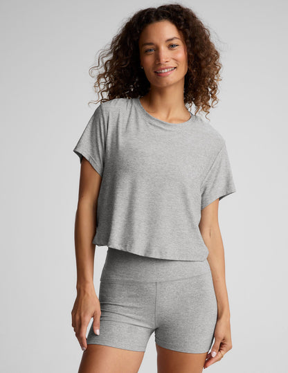 Beyond Yoga Featherweight Supreme Cropped Tee Women's
