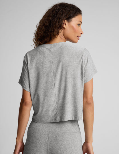 Beyond Yoga Featherweight Supreme Cropped Tee Women's