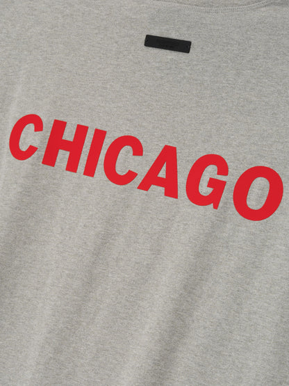 Essentials Cubs 90S Tee Concrete Heather