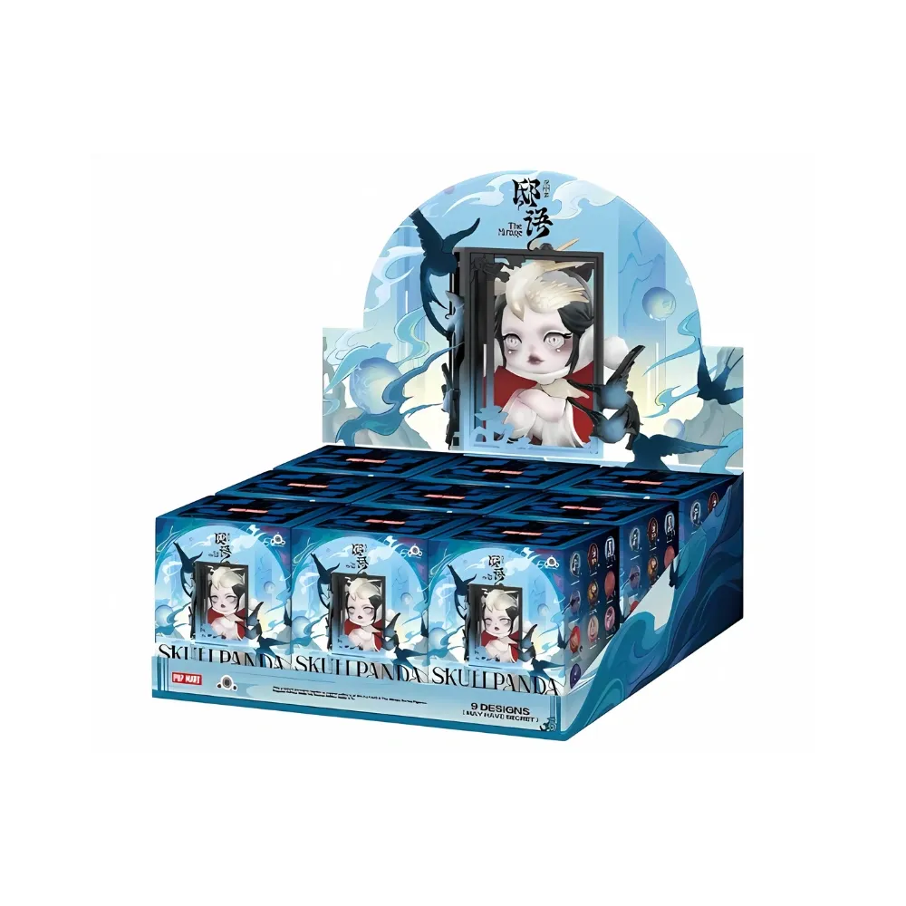 Pop Mart Skullpanda The Mirage Series Figure Sealed Case - 9 Blind Box Pack of 1
