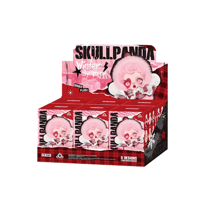 Pop Mart SKULLPANDA Winter Symphony Series Vinyl Face Plush Pendant Sealed Case - 6 Blind Box Pack of 6