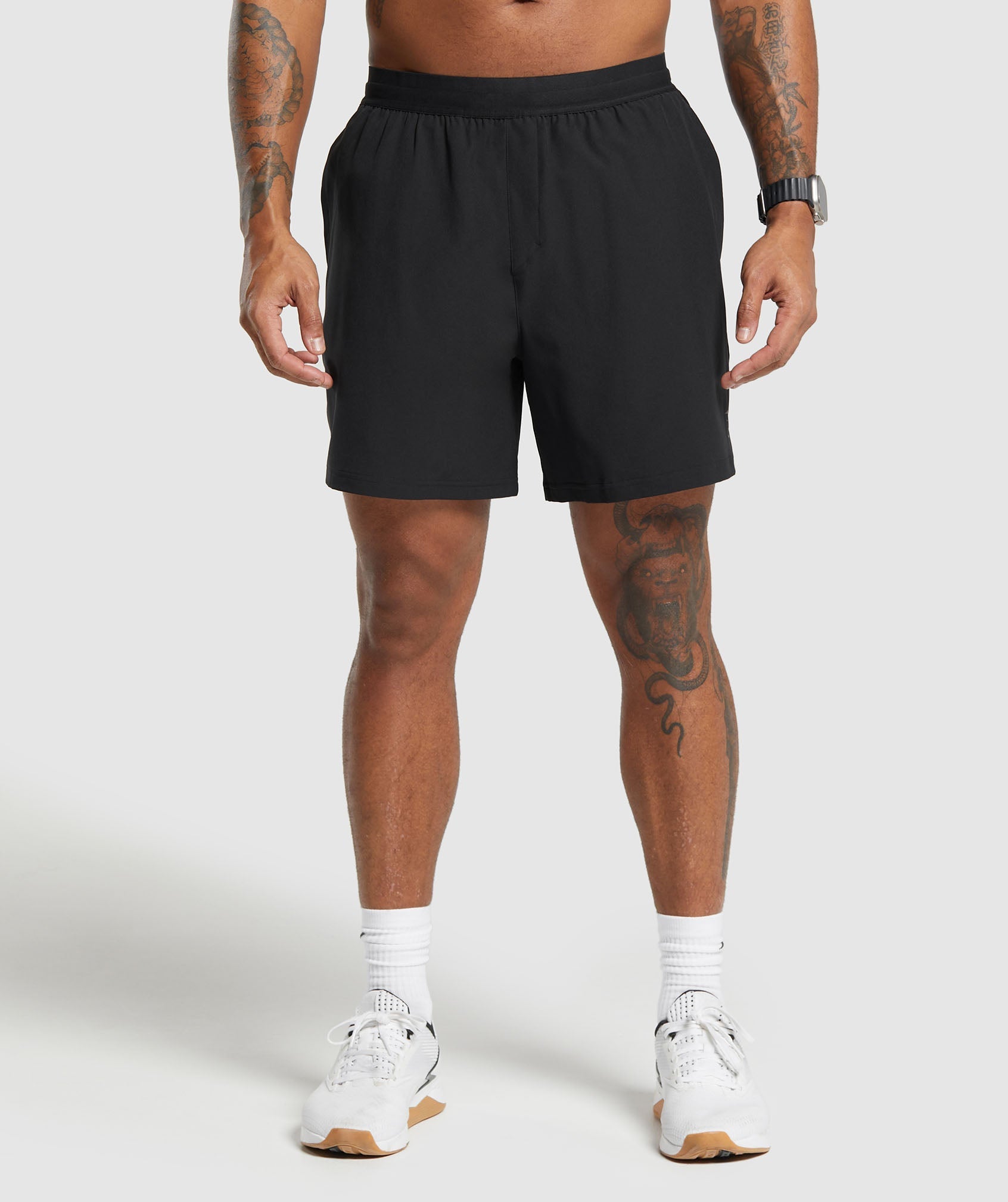 Gymshark Land To Water 6" Shorts Black