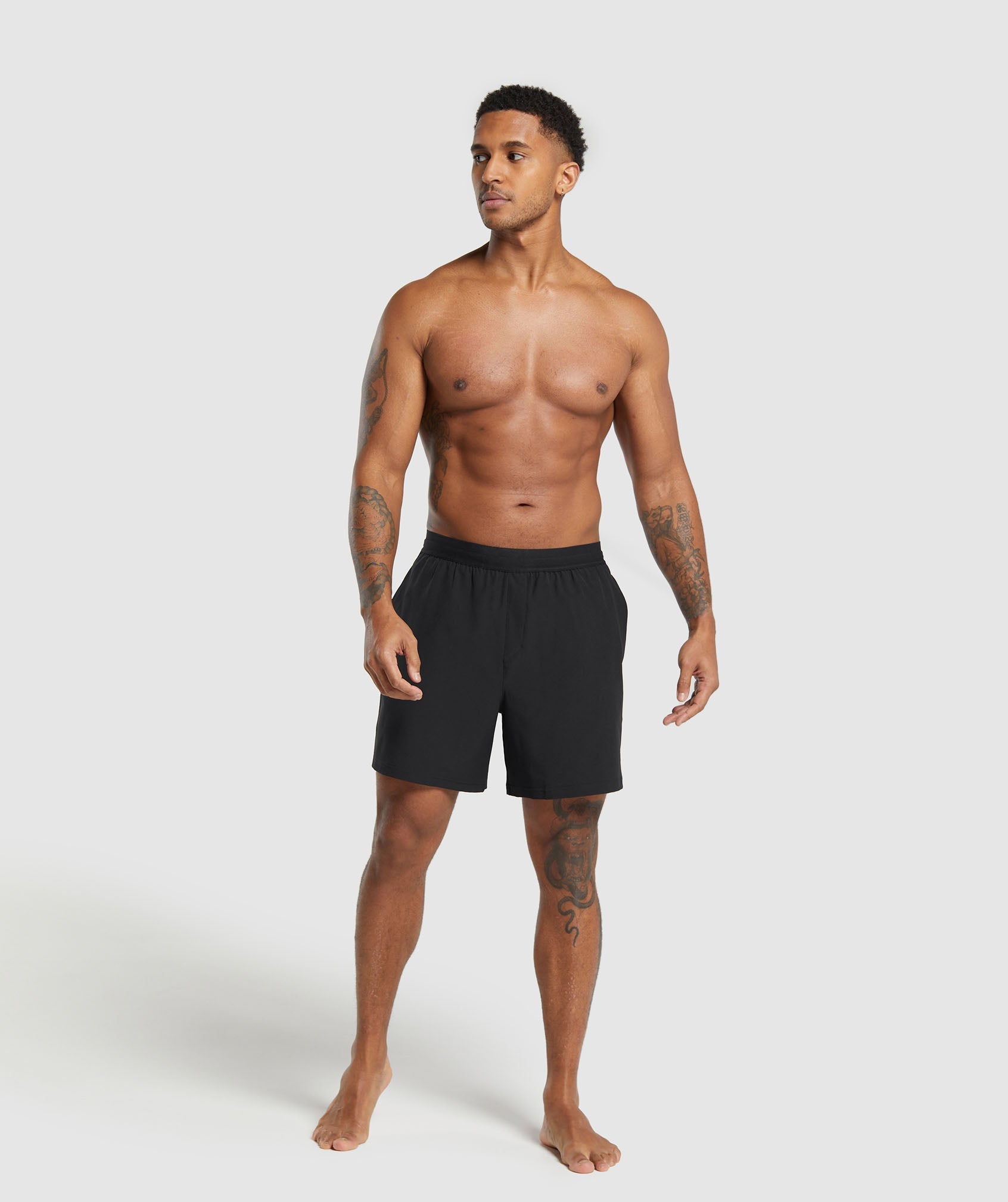 Gymshark Land To Water 6" Shorts Black