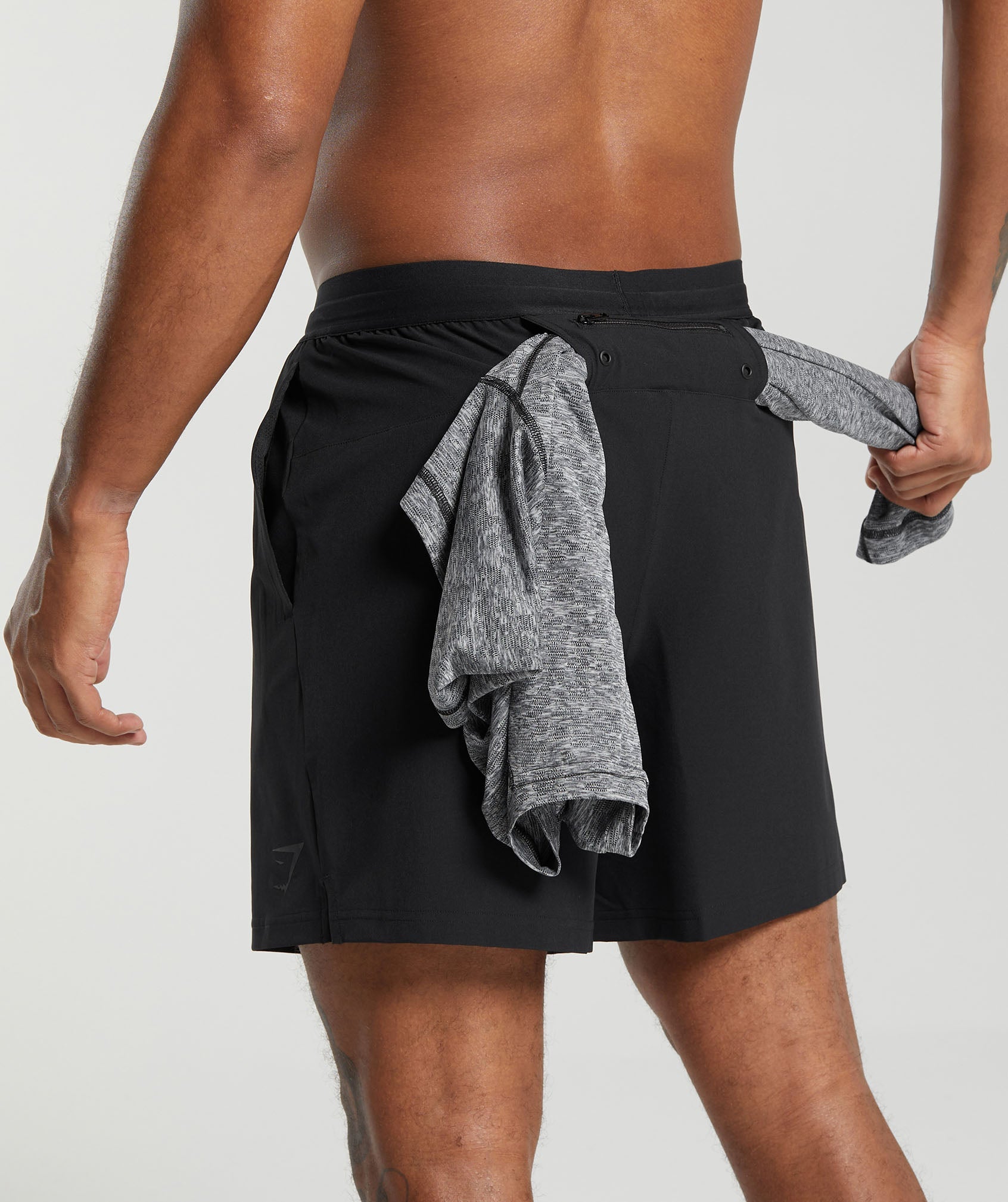 Gymshark Land To Water 6" Shorts Black