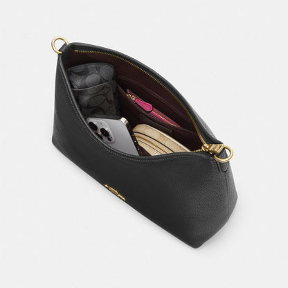 Coach Laurel Shoulder Bag Gold Black