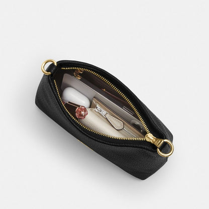 Coach Laurel Small Shoulder Bag Gold Black