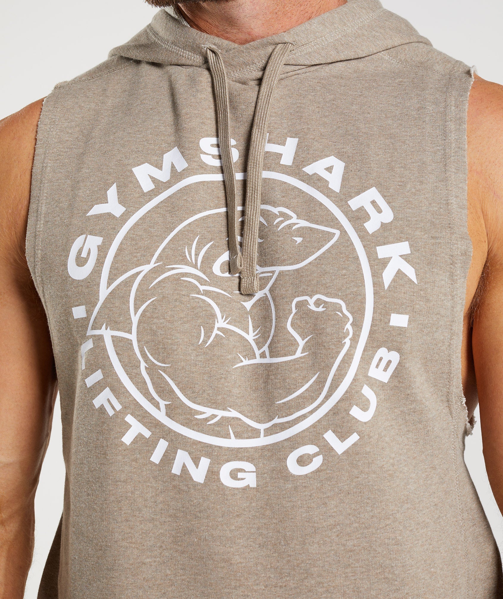 Gymshark Legacy Drop Arm Hoodie Limestone Marl