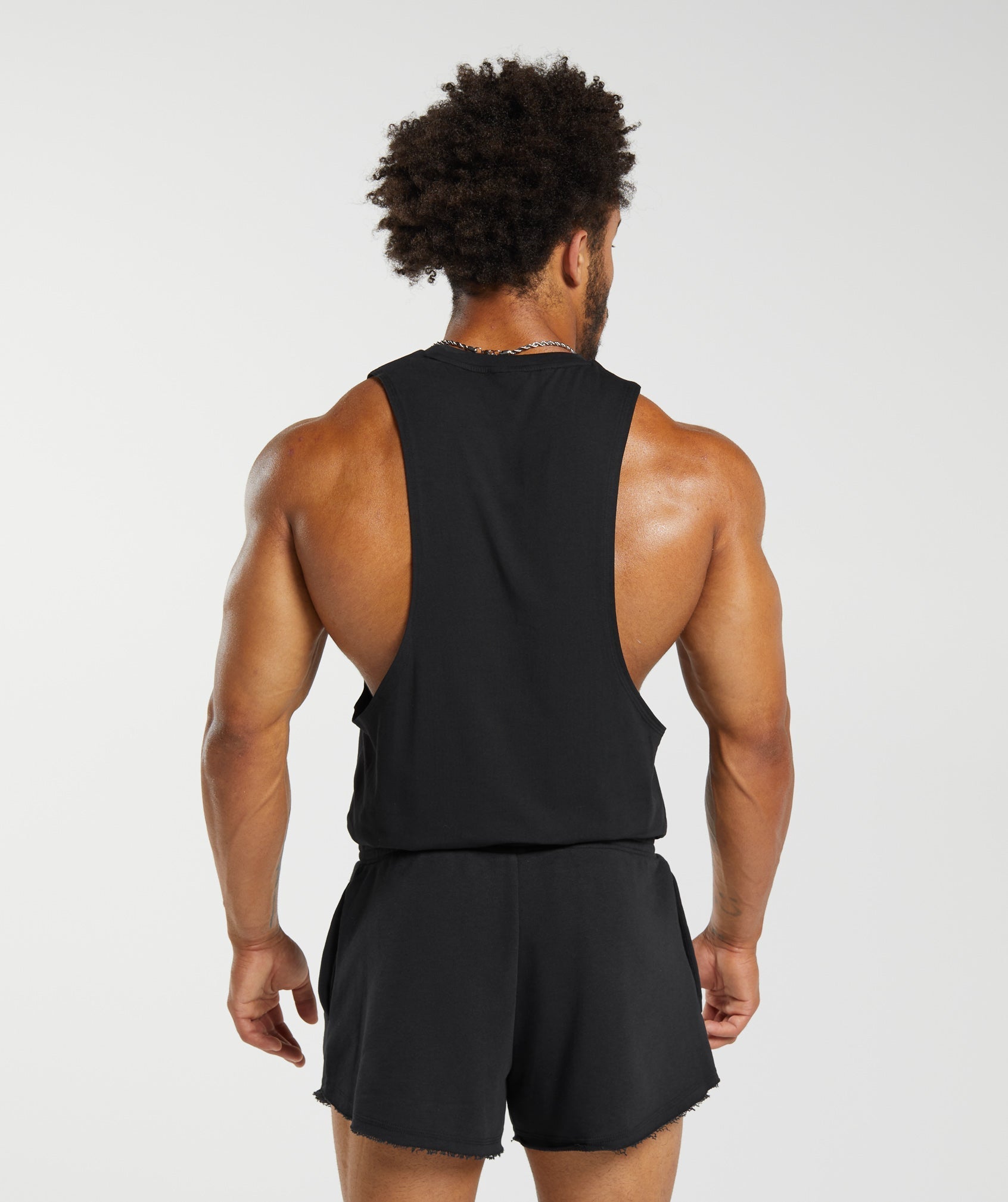 Gymshark Legacy Drop Arm Tank Black