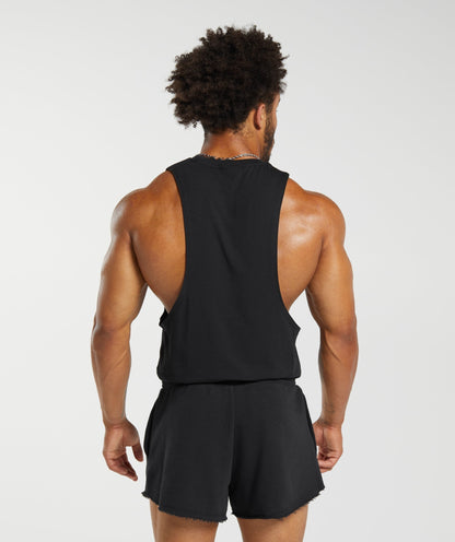 Gymshark Legacy Drop Arm Tank Black