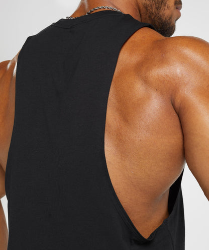 Gymshark Legacy Drop Arm Tank Black