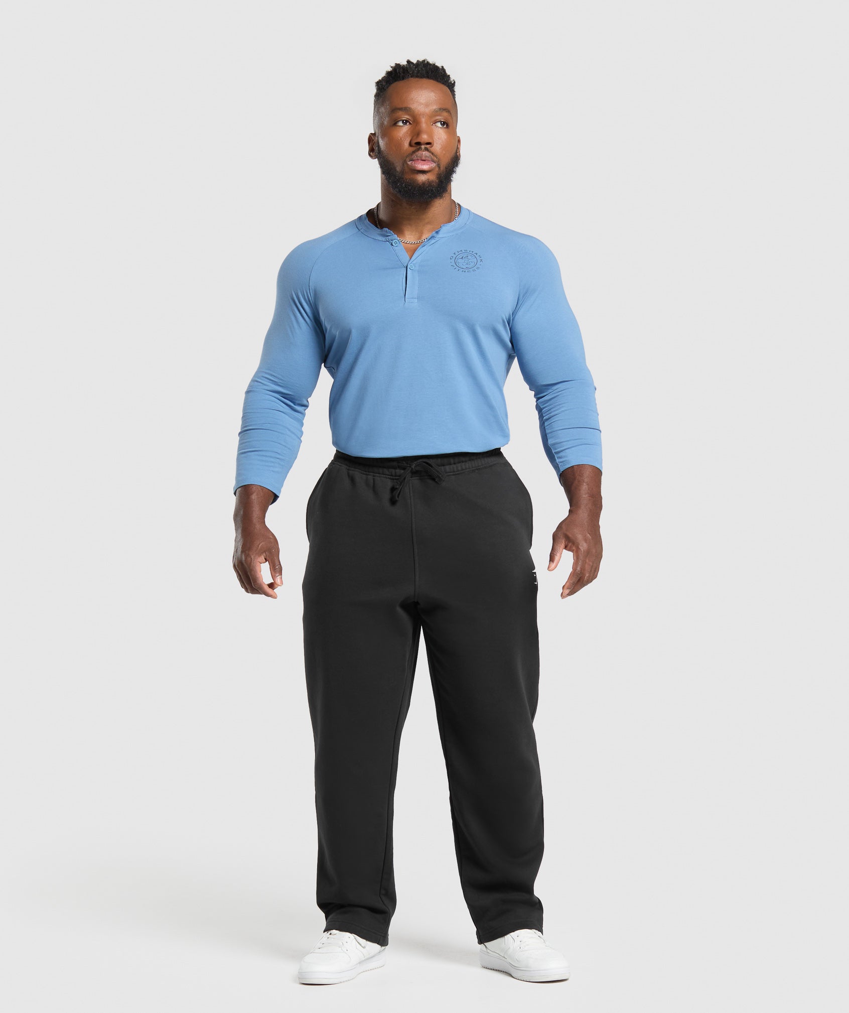 Gymshark Legacy Henley Classic Blue