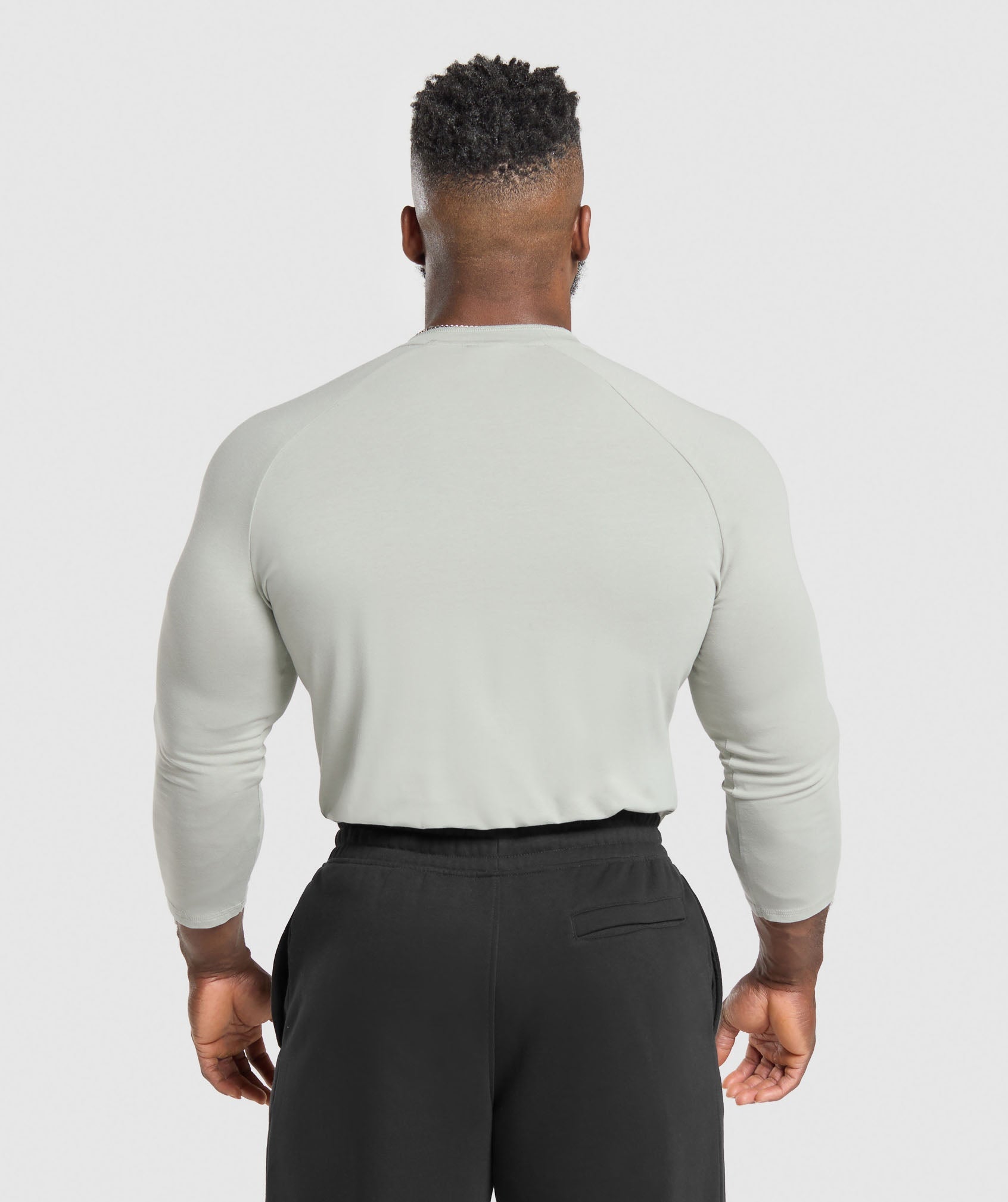 Gymshark Legacy Henley Stone Grey