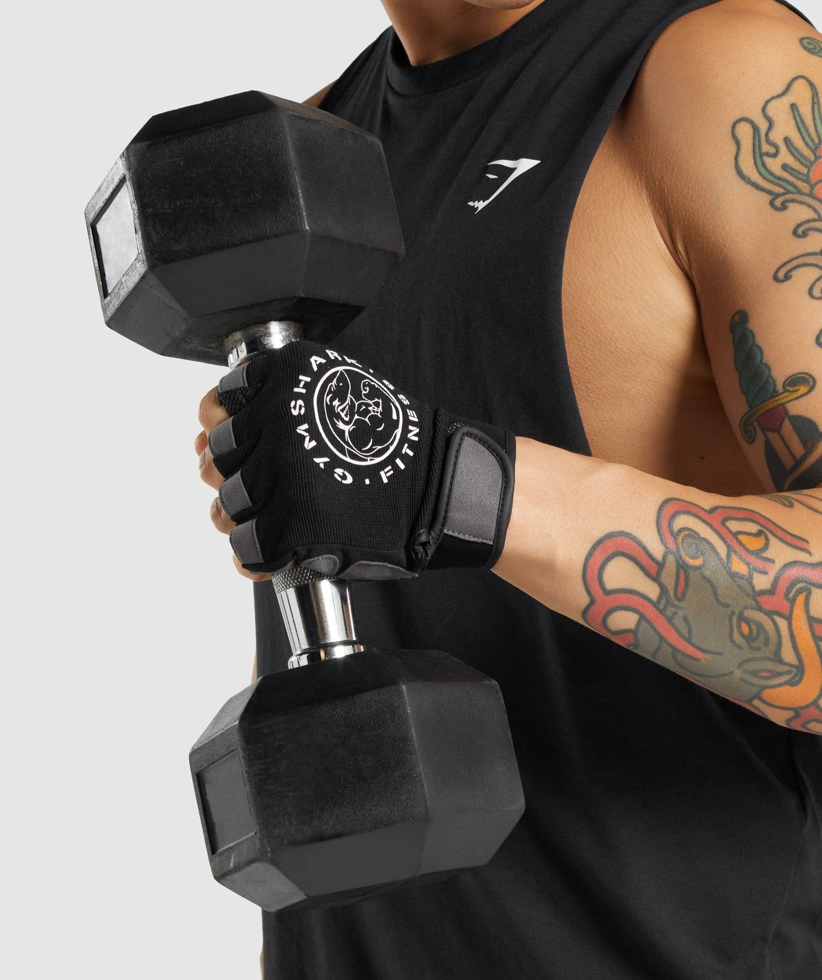 Women's Gymshark Legacy Lifting Gloves Black