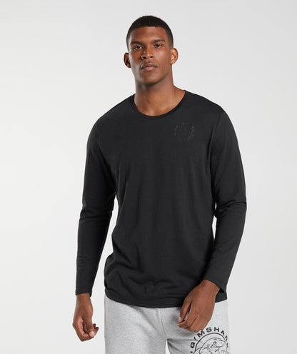 Gymshark Legacy Long Sleeve T-Shirt Black