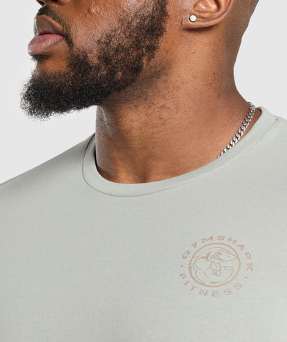 Gymshark Legacy T-Shirt Stone Grey