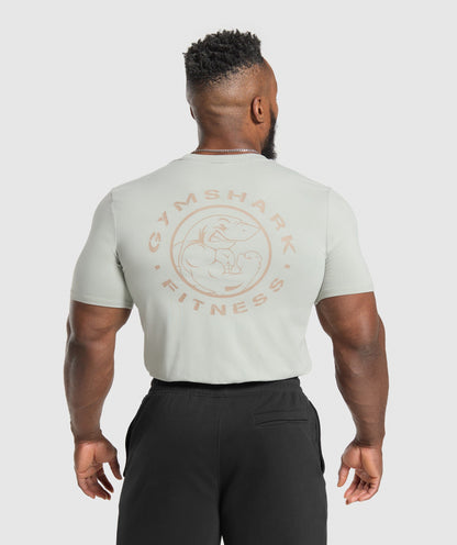 Gymshark Legacy T-Shirt Stone Grey