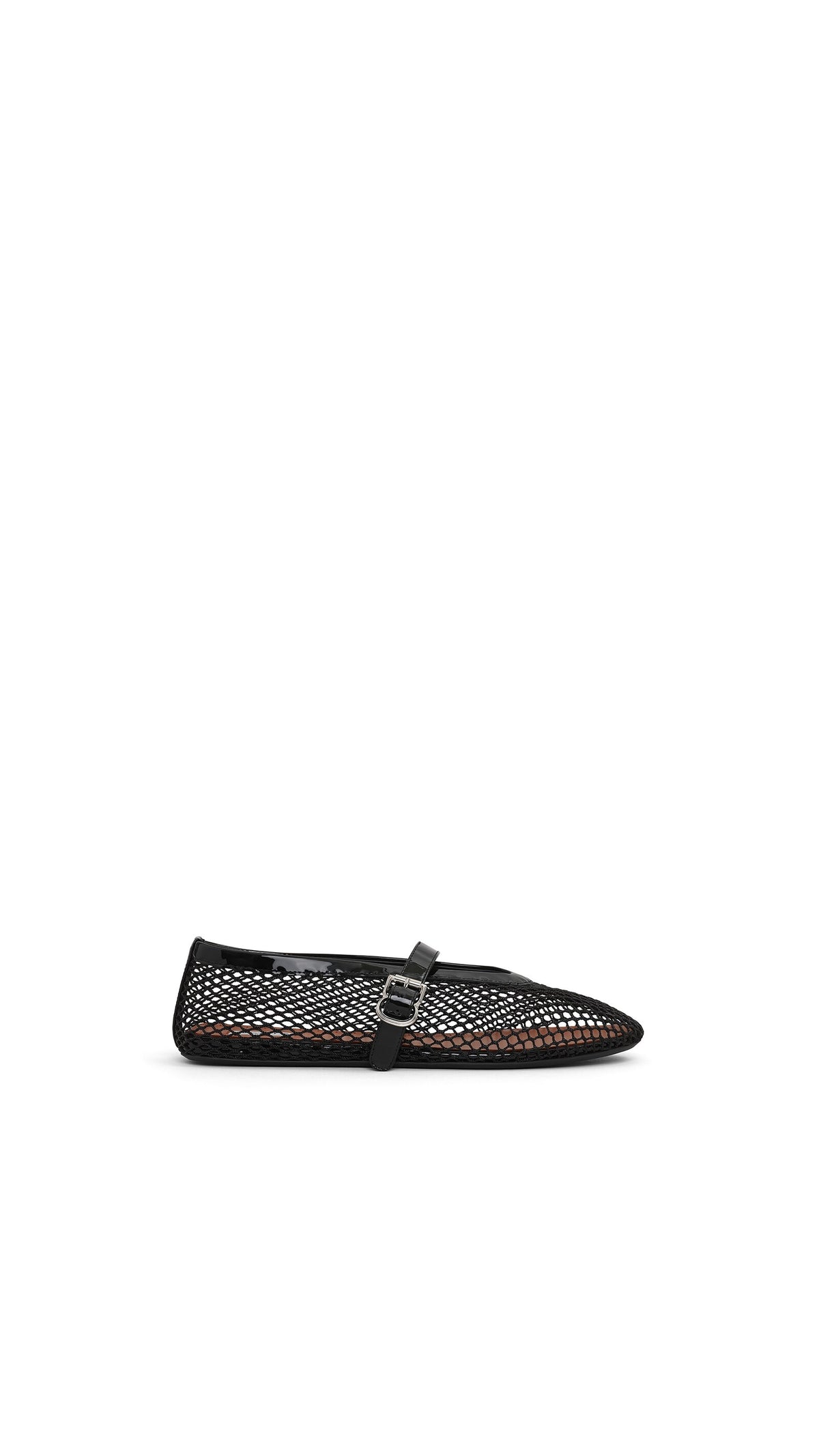 Alaïa Ballet Flats In Fishnet