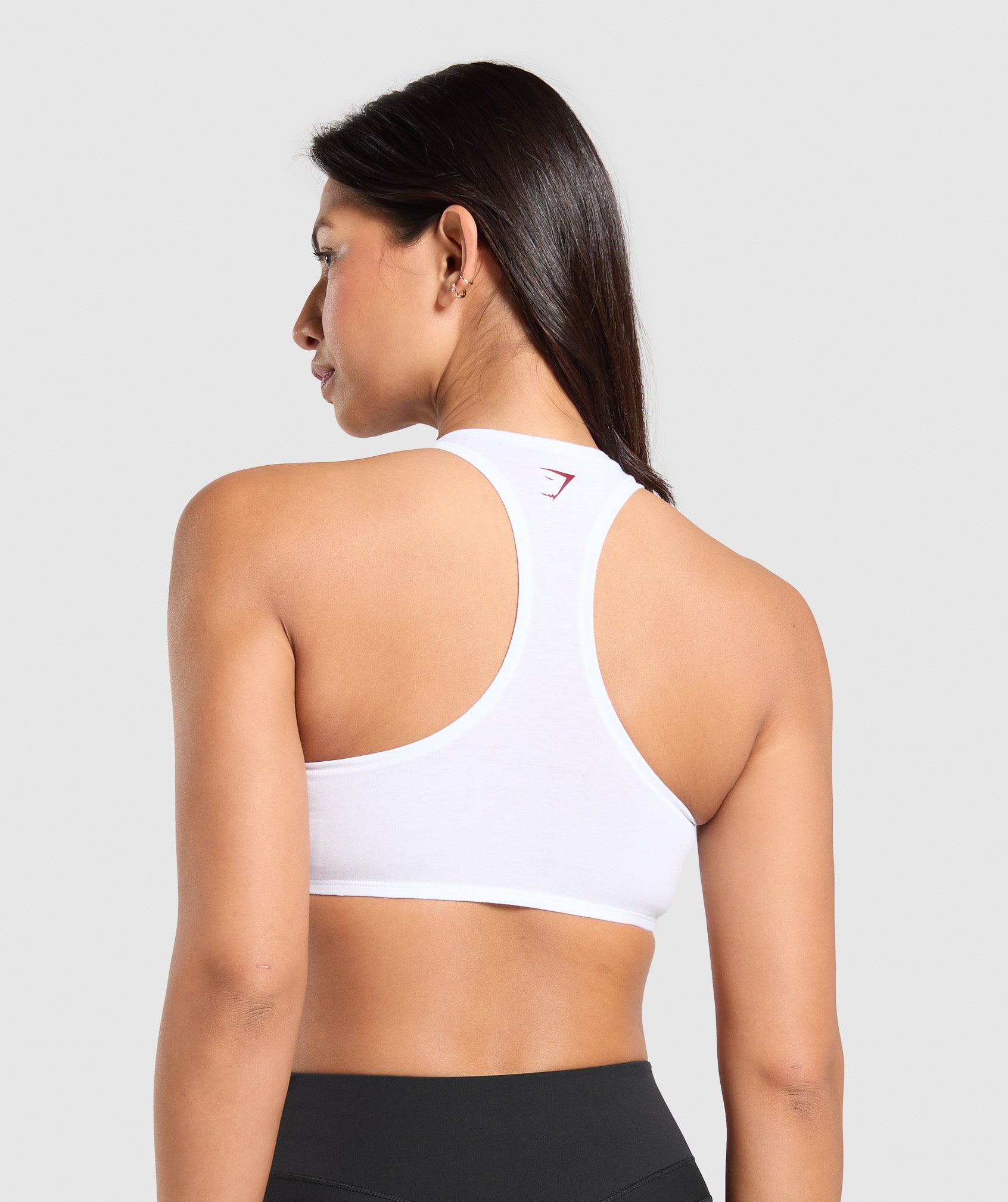 Women's Gymshark Lifestyle Club Cotton Bralette White
