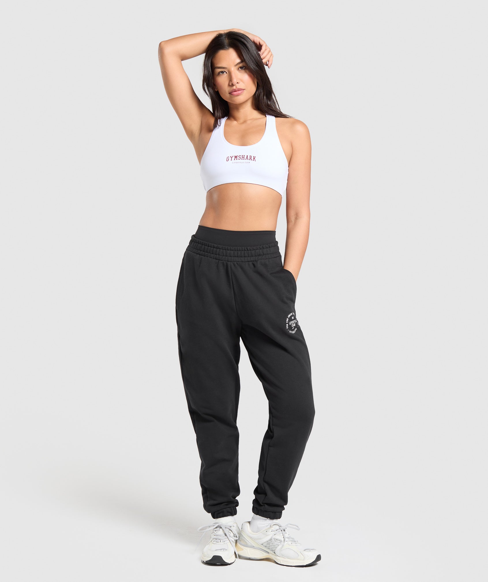 Women's Gymshark Lifestyle Club Cotton Bralette White