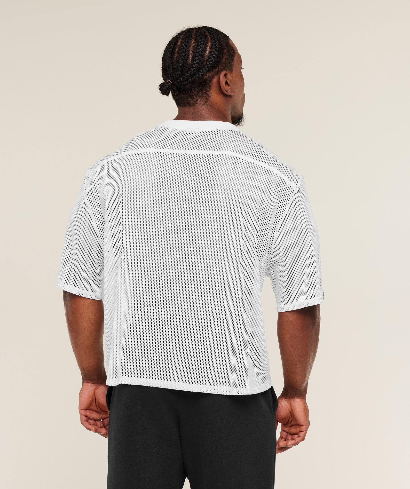 Gymshark Mesh Oversized T-Shirt White