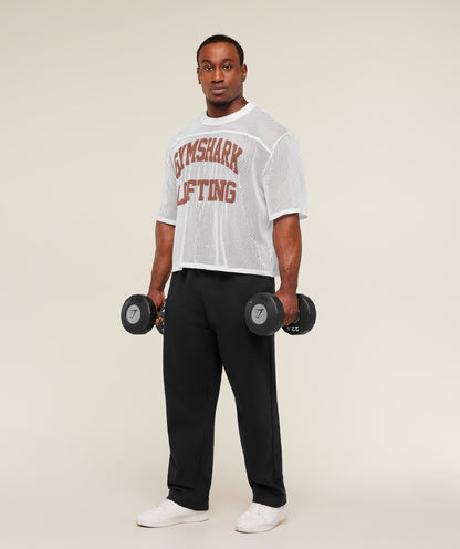 Gymshark Mesh Oversized T-Shirt White