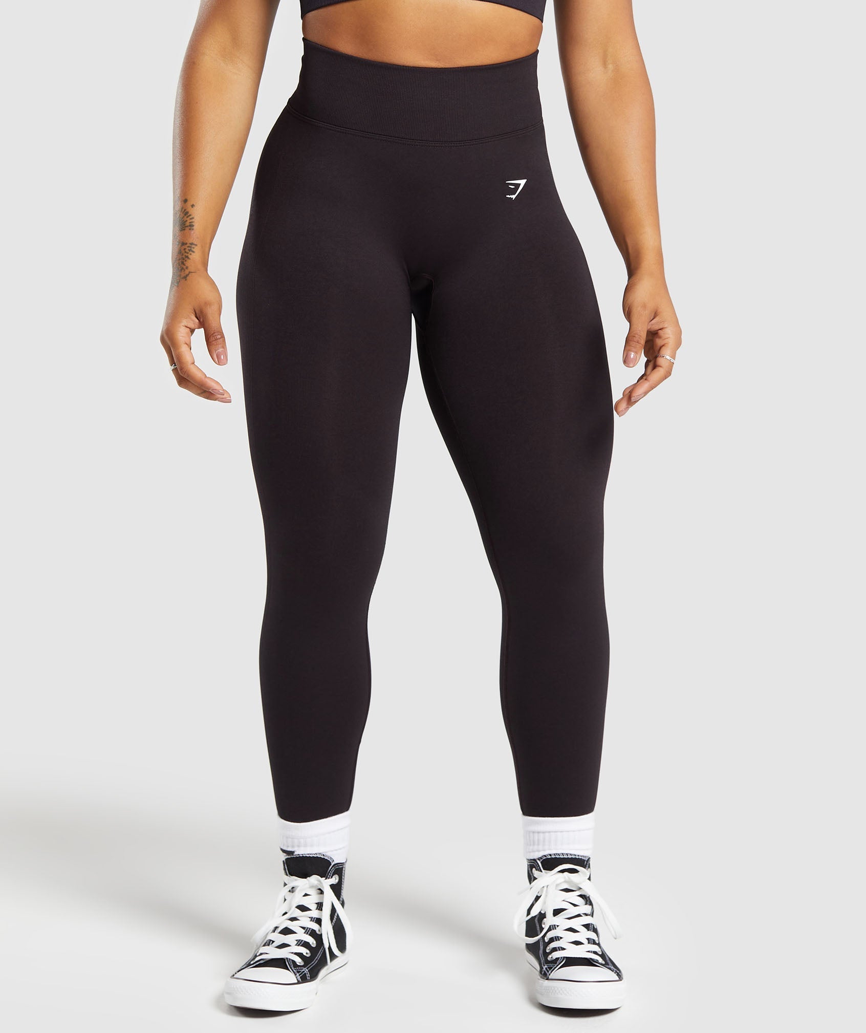 Women's Gymshark Lift Seamless Leggings Depth Purple
