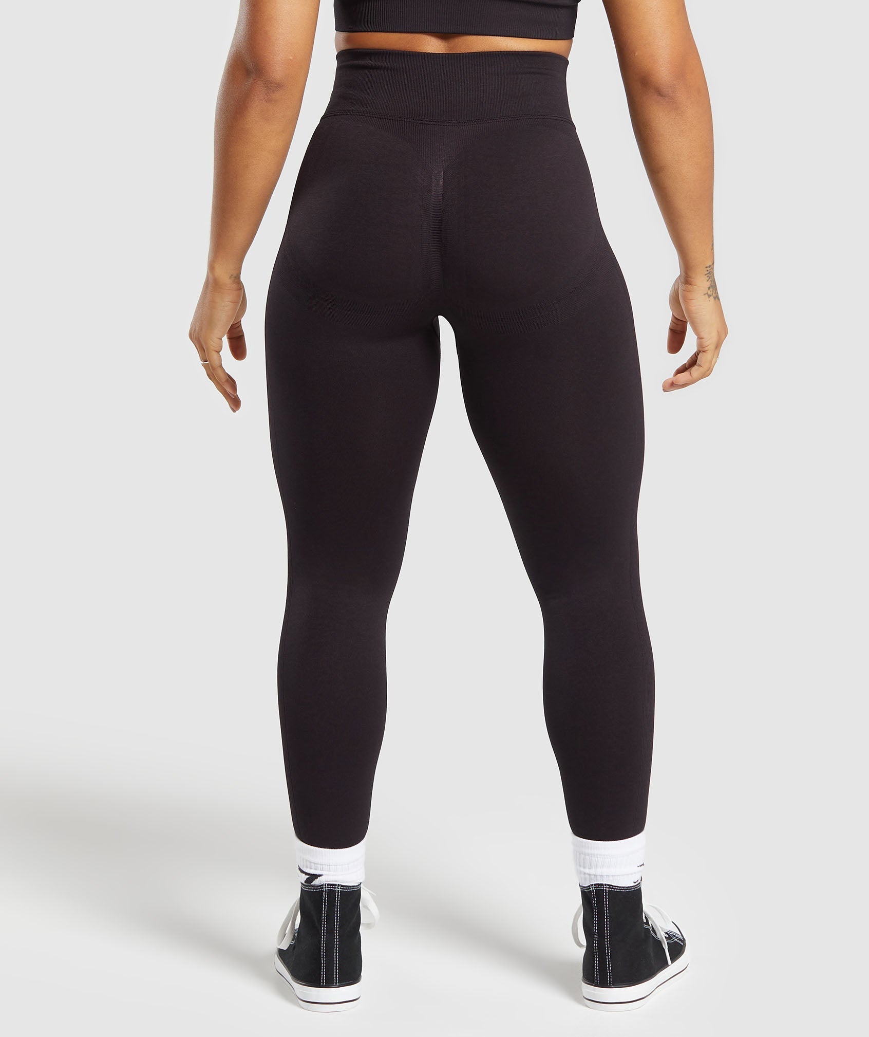 Women's Gymshark Lift Seamless Leggings Depth Purple