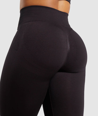 Women's Gymshark Lift Seamless Leggings Depth Purple