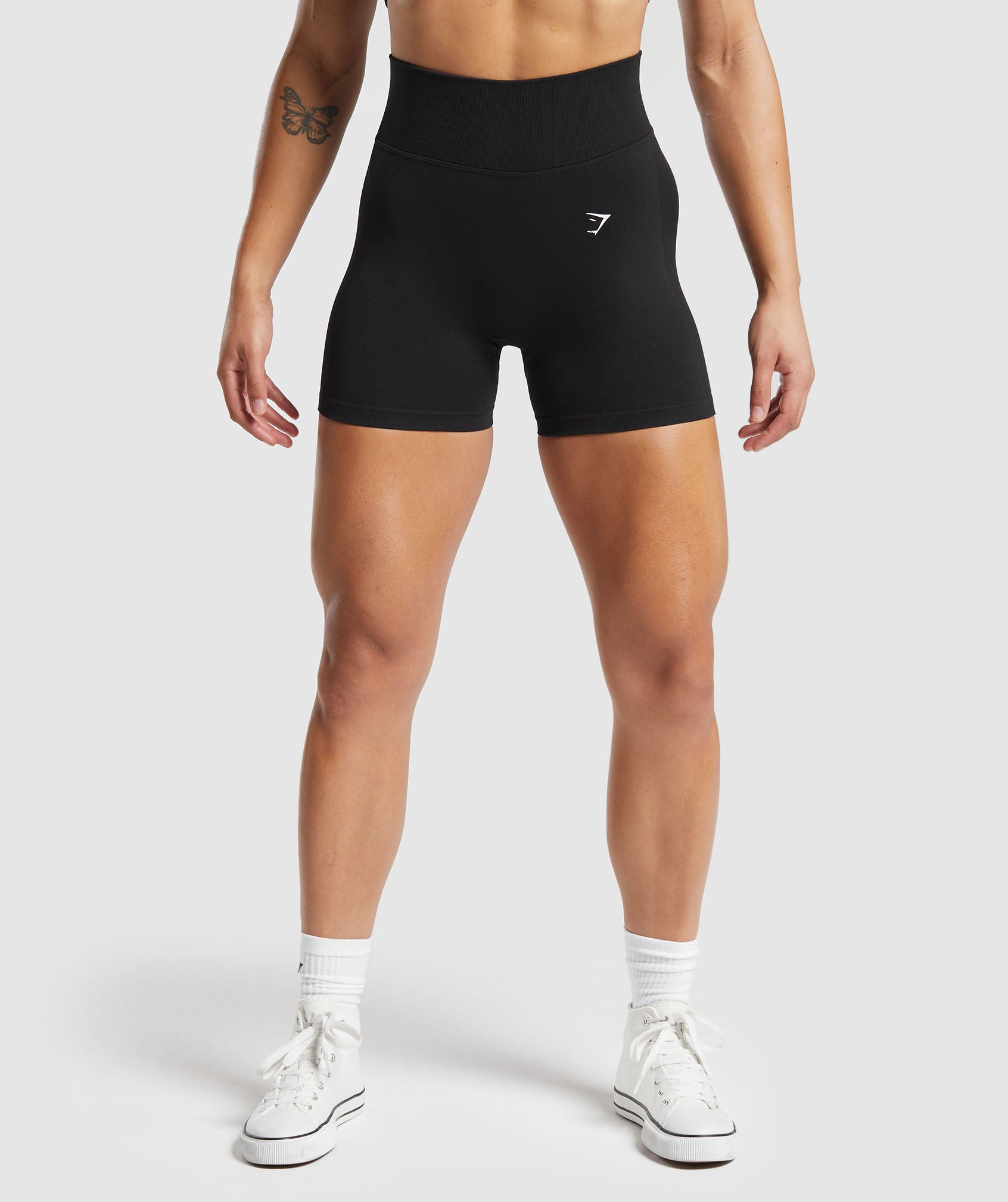 Women's Gymshark Lift Seamless Shorts Black