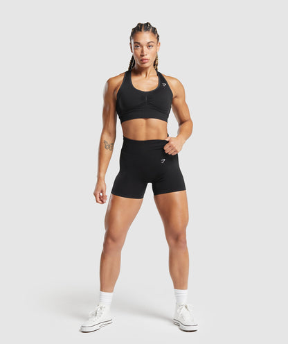 Women's Gymshark Lift Seamless Shorts Black