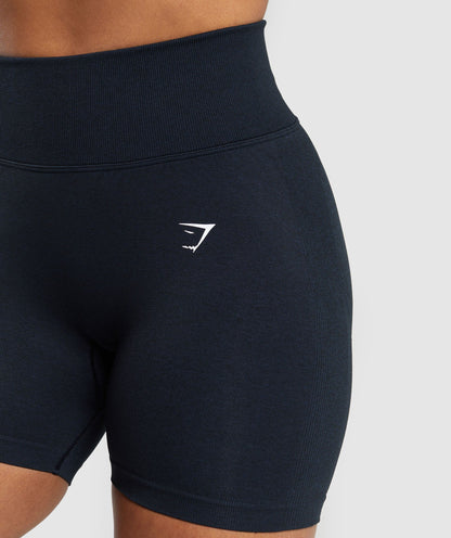 Women's Gymshark Lift Seamless Shorts Midnight Blue