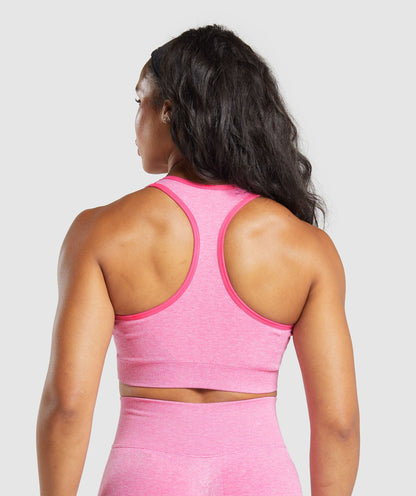 Women's Gymshark Lift Seamless Sports Bra Pink