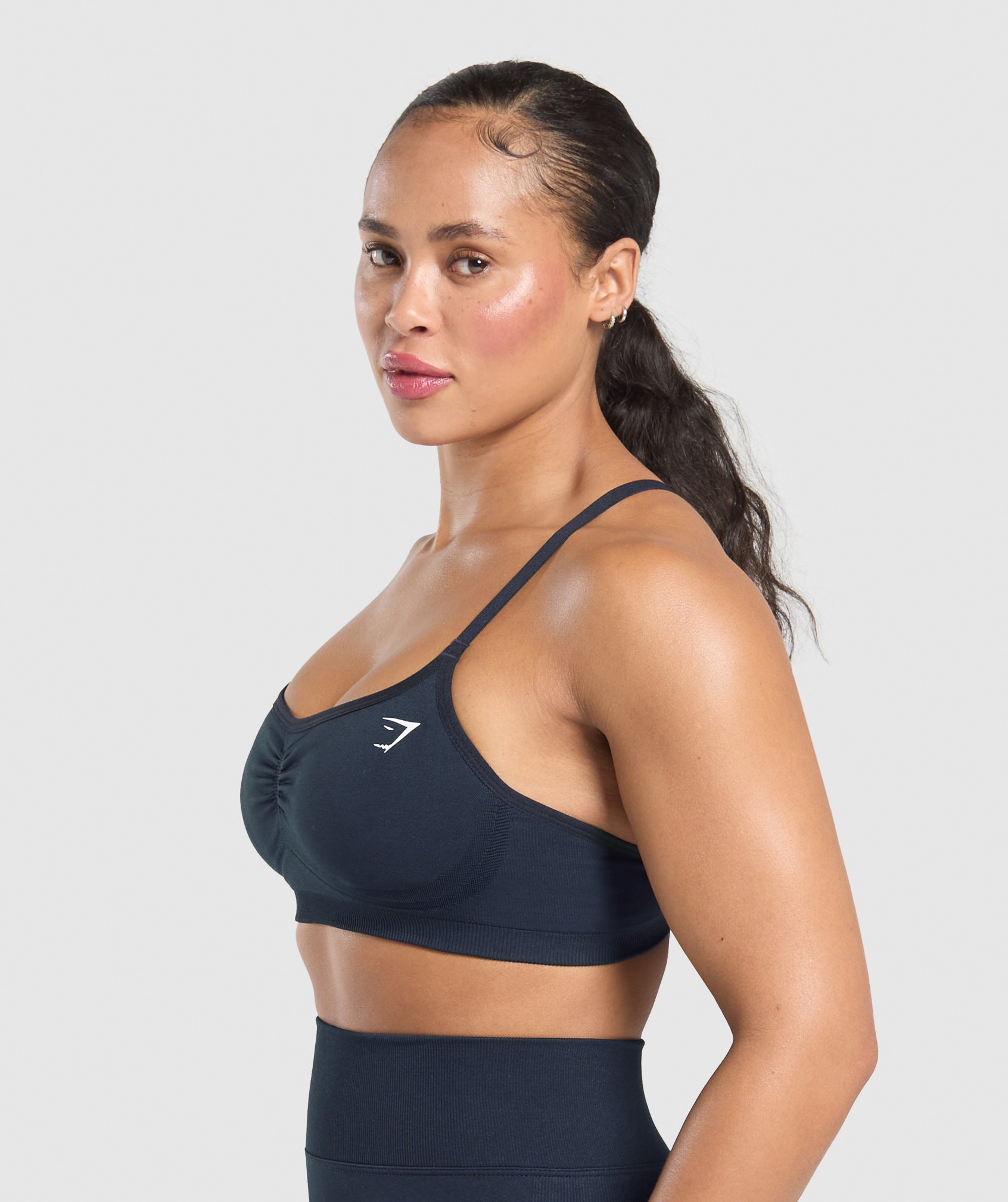 Women's Gymshark Lift Seamless Sports Bra Midnight Blue