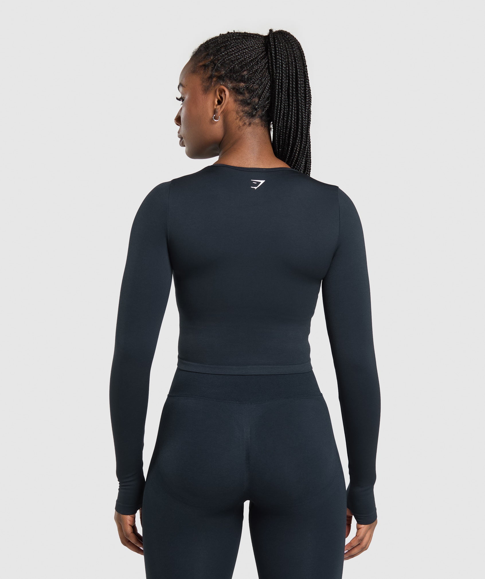 Women's Gymshark Lift Seamless Zip Up Jacket Midnight Blue