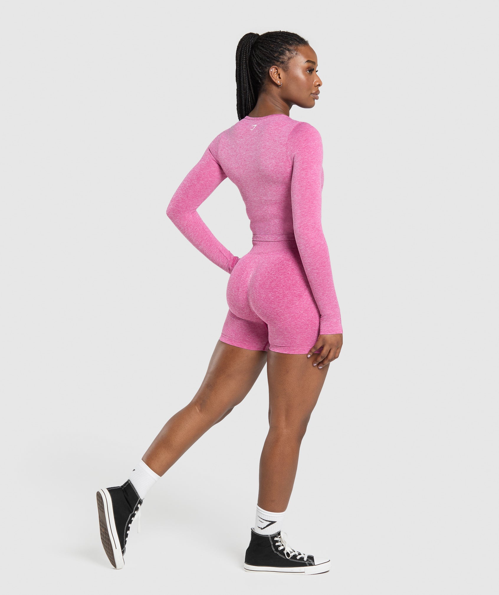 Women's Gymshark Lift Seamless Zip Up Jacket Winning Pink