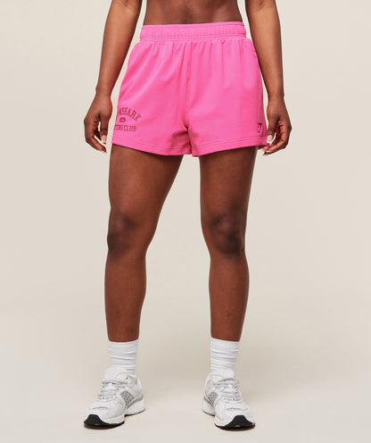 Women's Gymshark Lifting Club Mesh Shorts Physical Pink