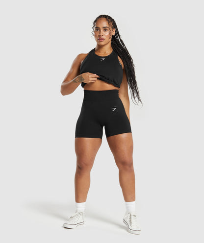 Women's Gymshark Training Cotton Tank Black