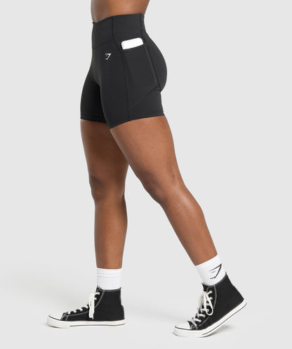 Women's Gymshark Lifting Pocket Shorts Black