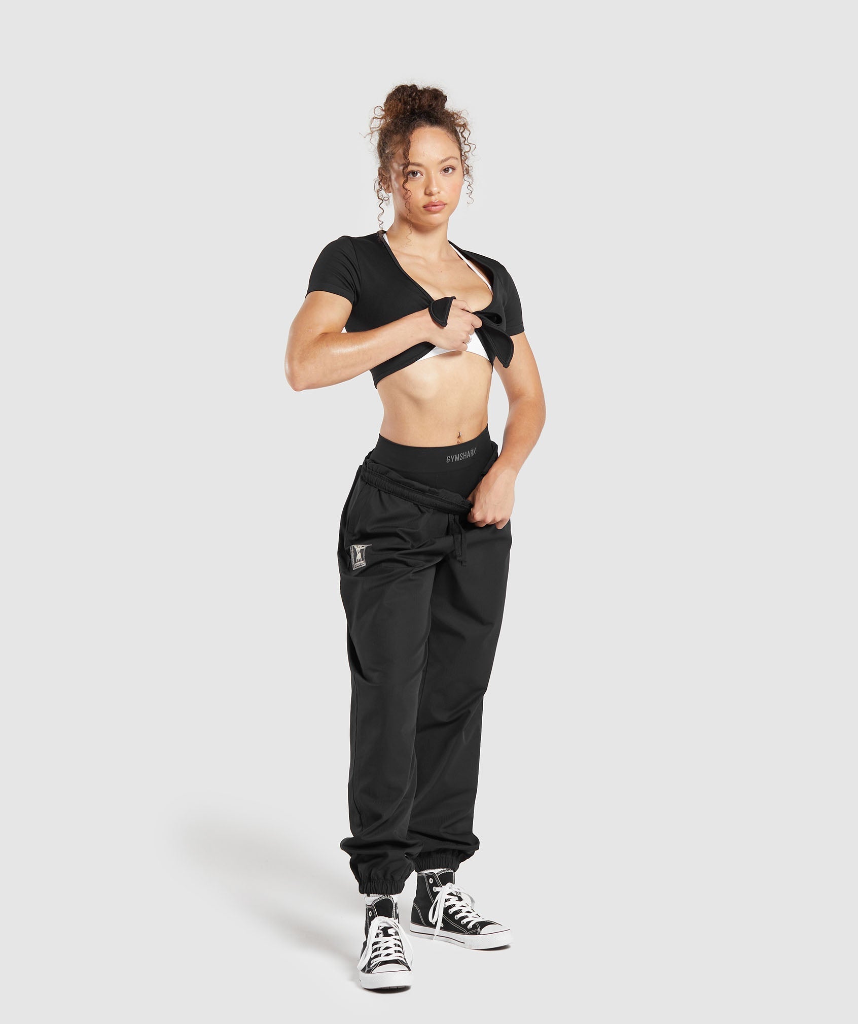Women's Gymshark Lifting Pump Pants Black
