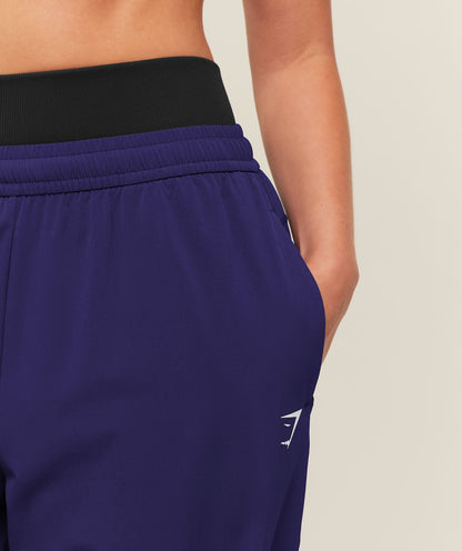 Women's Gymshark Pump Straight Leg Pants Indigo Purple