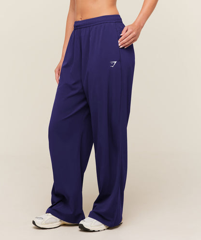 Women's Gymshark Pump Straight Leg Pants Indigo Purple