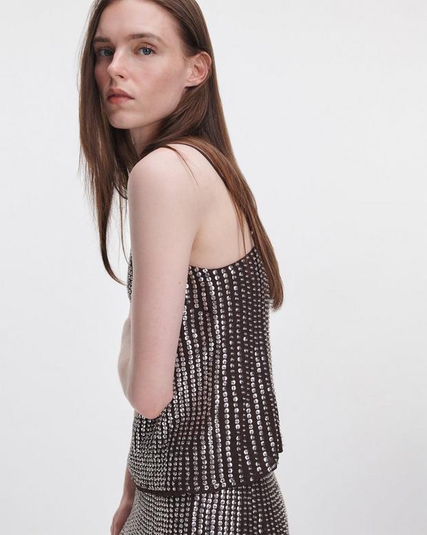 Rag & Bone Lili Beaded Tank
