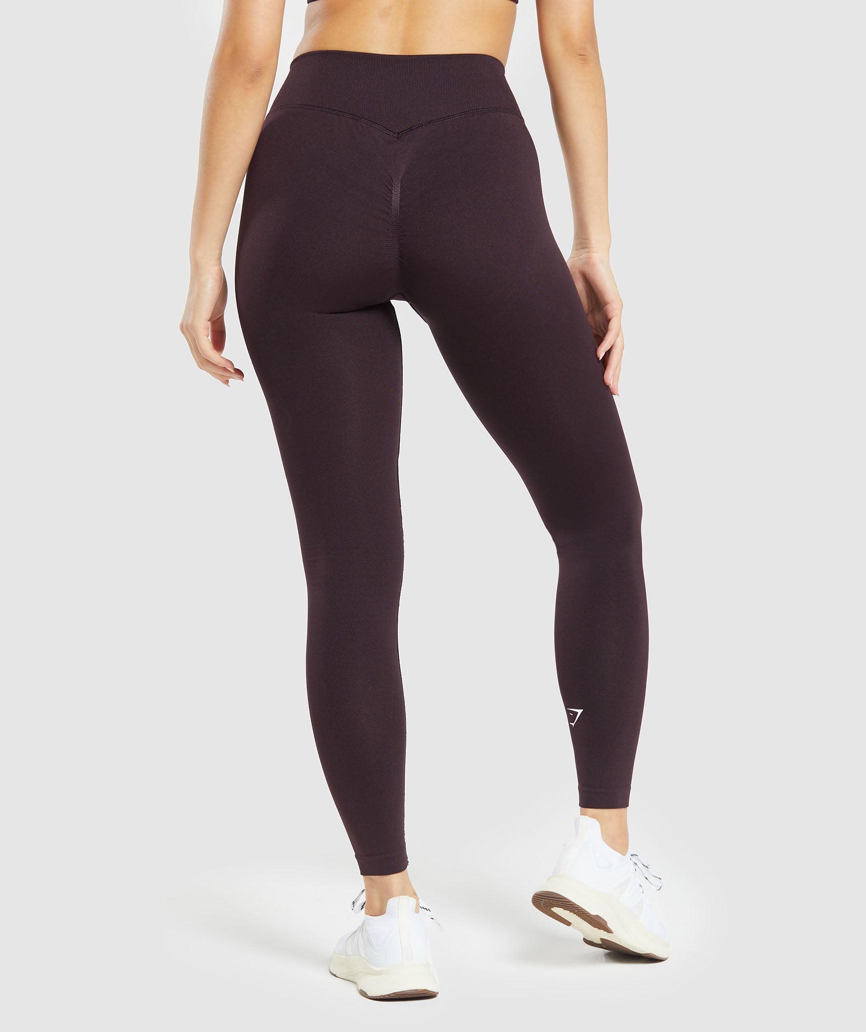 Women's Gymshark Apex Limit Seamless Leggings Plum Brown Dnu
