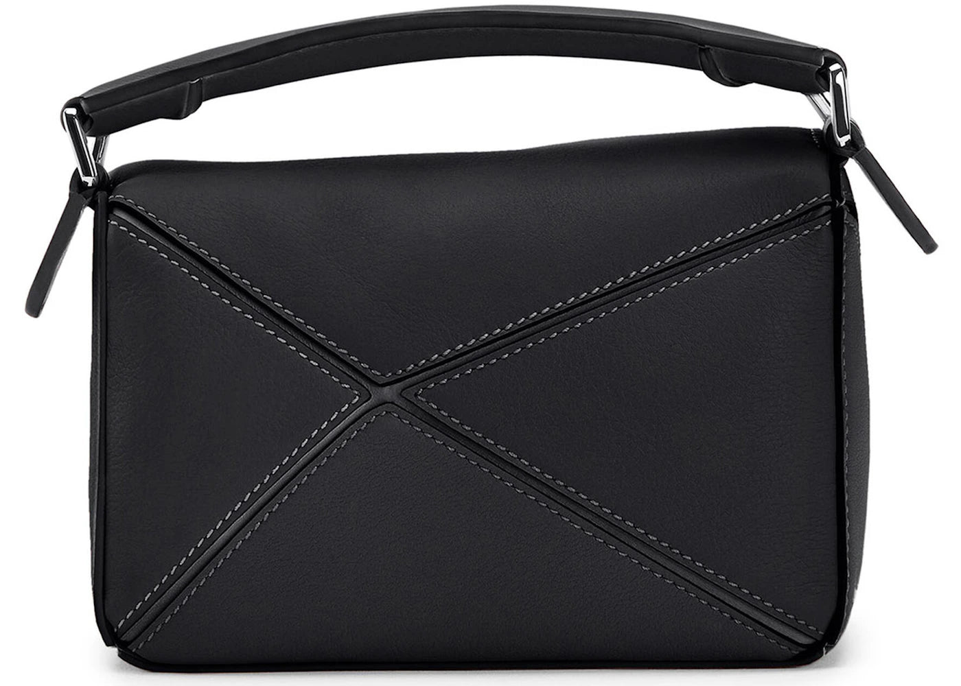 Loewe Puzzle Bag In Classic Calfskin Mini Black
