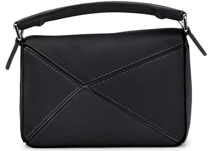 Loewe Puzzle Bag In Classic Calfskin Mini Black
