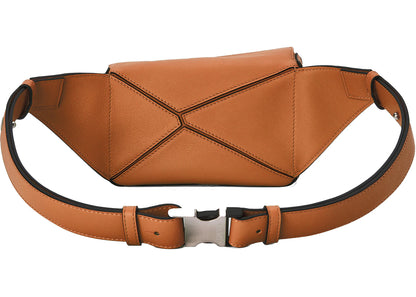 Loewe Puzzle Bum Bag In Classic Calfskin Mini Tan