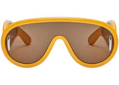 Loewe Wave Mask Sunglasses Earth Yellow